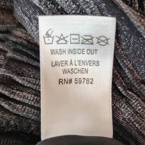 HAILEY LOGAN Strapless Mini Dress Corset Black Textured Metallic Striped‎ Lined - Picture 12 of 15